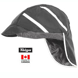 Cycle Helmet Rain Cover - Coated nylon Black - Taiga Works