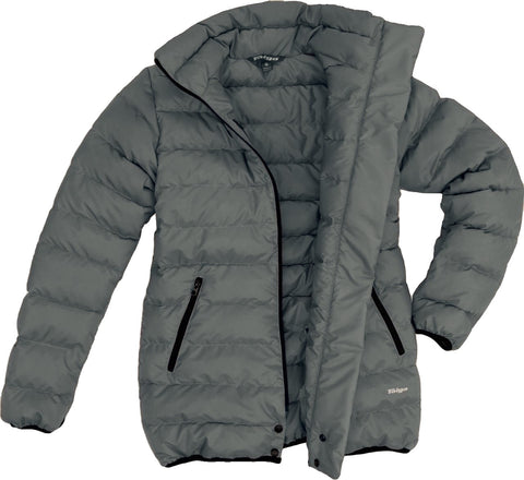 Narvik Down Liner Coat (Women's) Charcoal -Taiga Works