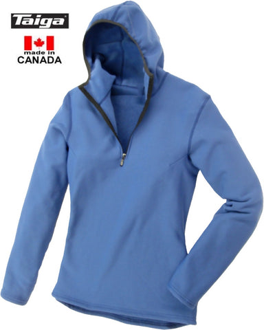 Polartec® Power Stretch® 100  Zip Hoodie - Taiga Works